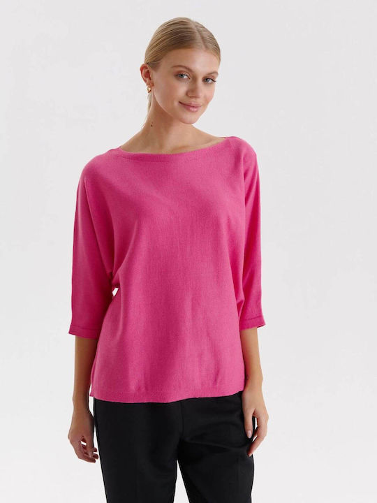 Make your image Women's Blouse Long Sleeve Pink