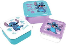 Stor Lilo & Stitch Plastic Kids' Lunch Set Lilo & Stitch Multicolour