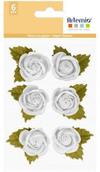 Artemio Decorative Flower for DIY Crafts White