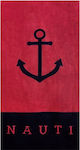 Family Enterprise Beach Towel Cotton Red 170x90cm.