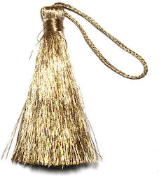 Decorative Tassel for DIY Crafts Gold