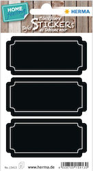 Herma Decorative Sticker for DIY Crafts Black 6pcs