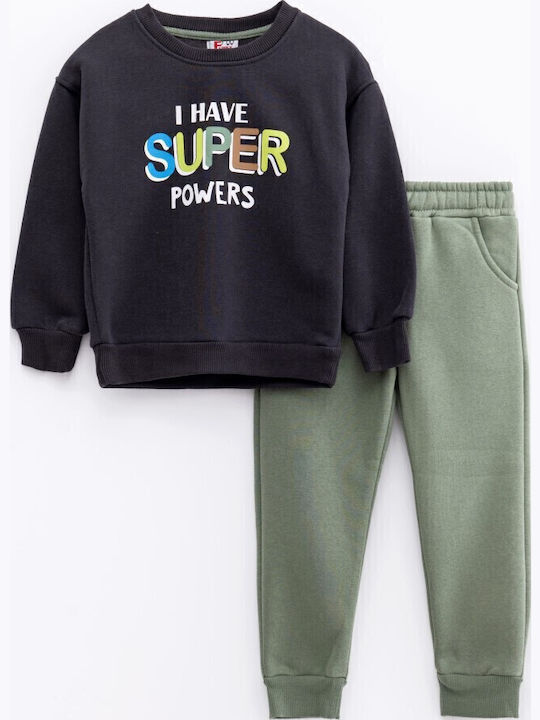 Kinder Sweatpants Set - Jogginganzug Gray 2Stück
