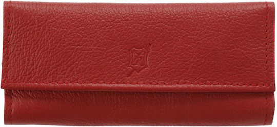 MR MR Tabaktasche aus Künstliches Leder Rote mit Verschlussart mit Taste