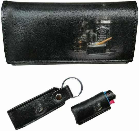 Dino Rossi Lederne Tabaktasche in mit magnetischem Verschluss 16x9cm
