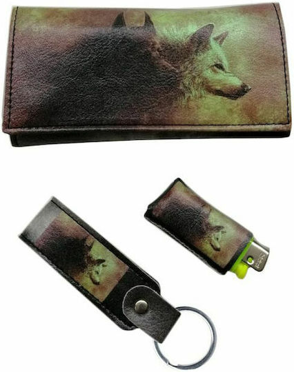 Dino Rossi Tobacco Pouch With Magnetic Clasp 16x9cm Black