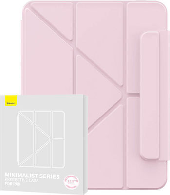 Baseus Minimalist Klappdeckel Synthetisches Leder Rosa (iPad Pro 2018 12,9 Zoll / iPad Pro 2020 12,9 Zoll / iPad Pro 2021 12,9 Zoll) P40112502411-00