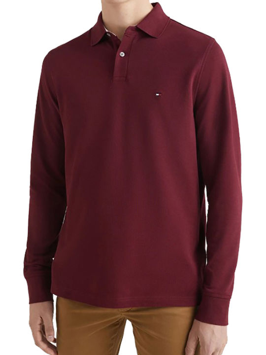 Tommy Hilfiger 1985 Polo T-shirt Μπορντό
