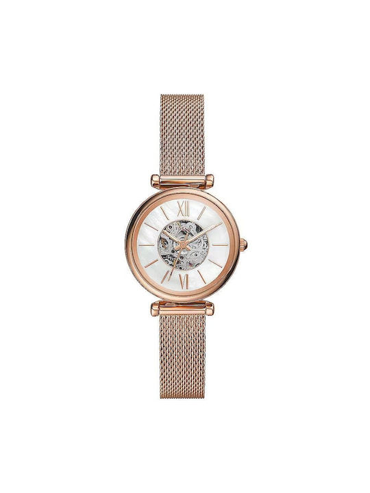 Fossil Watch with Pink Gold / Pink Gold Metal Bracelet