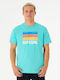 T-shirt Τιρκουάζ
