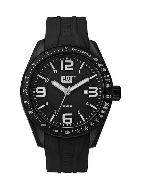 CAT Oceania Men's Watch Battery with Black Rubb...