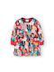 Boboli Sweatshirt Kids Dress Long Sleeve Multicolour