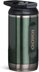 Igloo Tumbler Glas Thermosflasche Rostfreier Stahl Grün 473ml