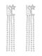 Karl Lagerfeld Earrings Hoops made of Steel Gold Plated with Stones