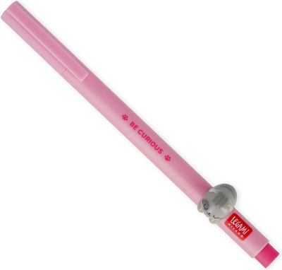 Legami Milano Cat Pen Gel 0.5mm with Pink Ink