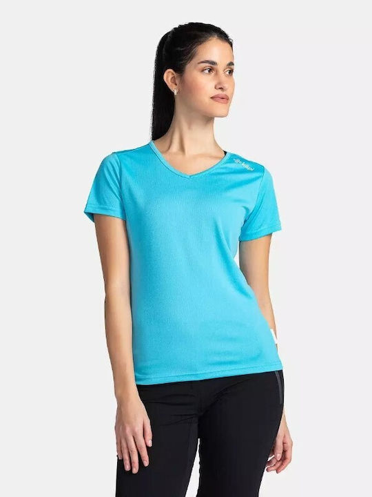 Kilpi Γυναικείο Αθλητικό T-shirt Γαλάζιο