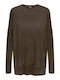 Only Women's Long Sleeve Sweater Brown