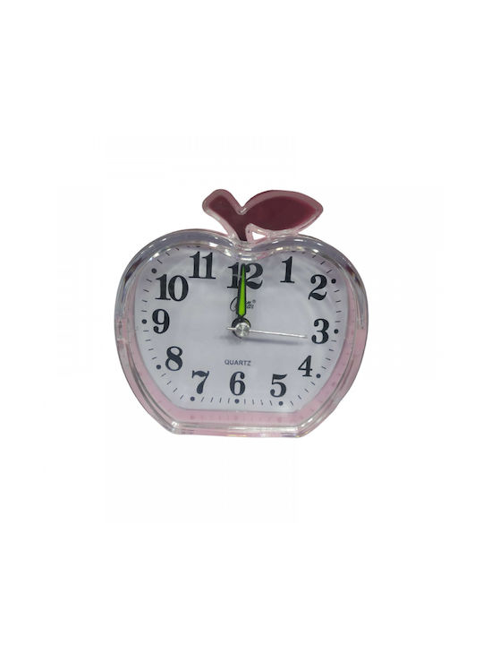 Tabletop Clock with Alarm Pink 606131_PI