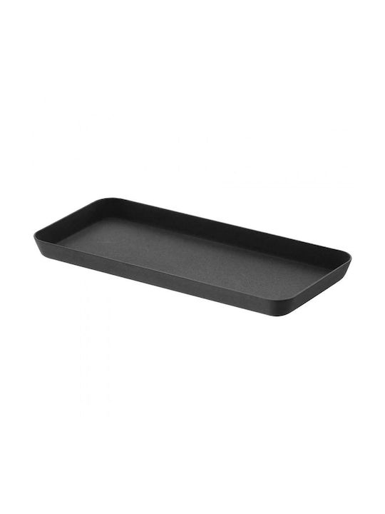 Yamazaki Metallic Soap Dish Countertop Black