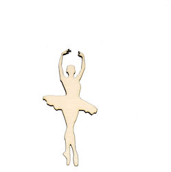 Woodseason Balerina Din Lemn 10x5cm