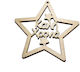 Woodseason Wooden Stars 1pcs