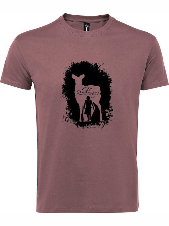 Harry Potter Always After All This Time T-shirt Harry Potter Ροζ Βαμβακερό