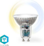 Nedis Smart Λάμπα LED 4.9W για Ντουί GU10 Ρυθμιζόμενο Λευκό 345lm