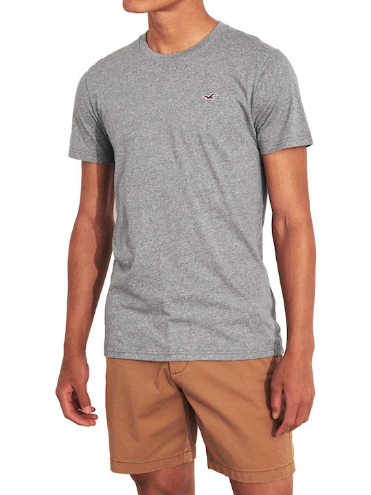 Hollister Herren T-Shirt Kurzarm Gray