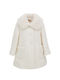 Monnalisa Girls Coat White