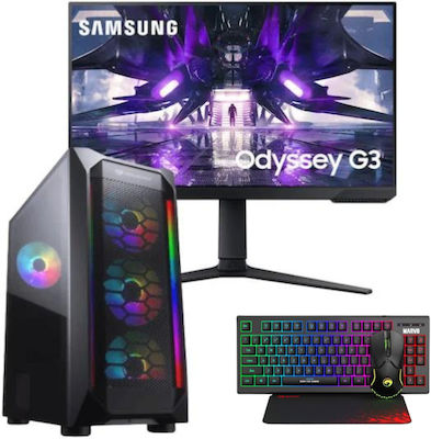 Vengeance Cougar Edition-C5 + Samsung Odyssey G32A Jocuri Desktop PC (Ryzen 5-7600/16GB DDR5/512GB SSD/GeForce RTX 4060/Fără OS)