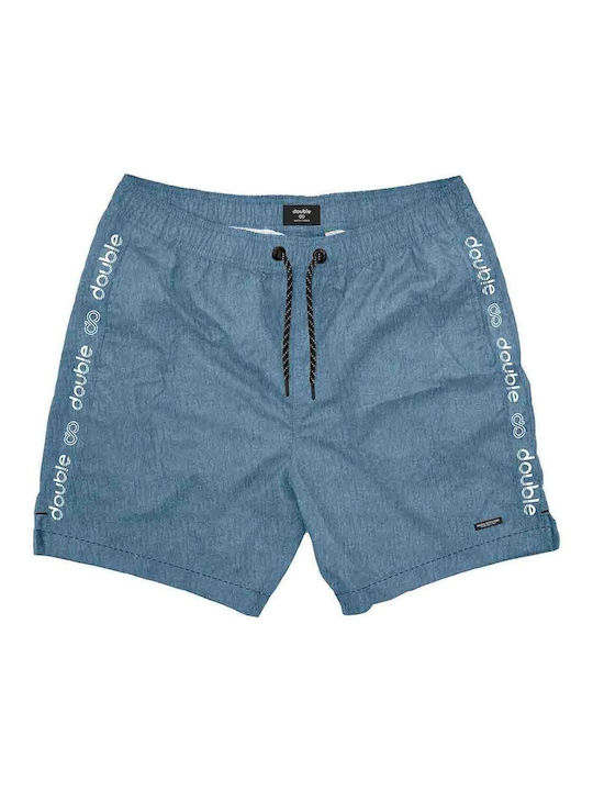 Double Men's Swimwear Shorts Aqua Marine Melange