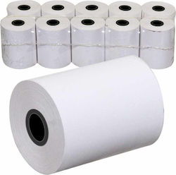 Cash Register Paper Tape W57xD35mm 12m 58gr/m² 10pcs