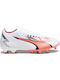 Puma Ultra Match FG/AG Low Football Shoes with Cleats White