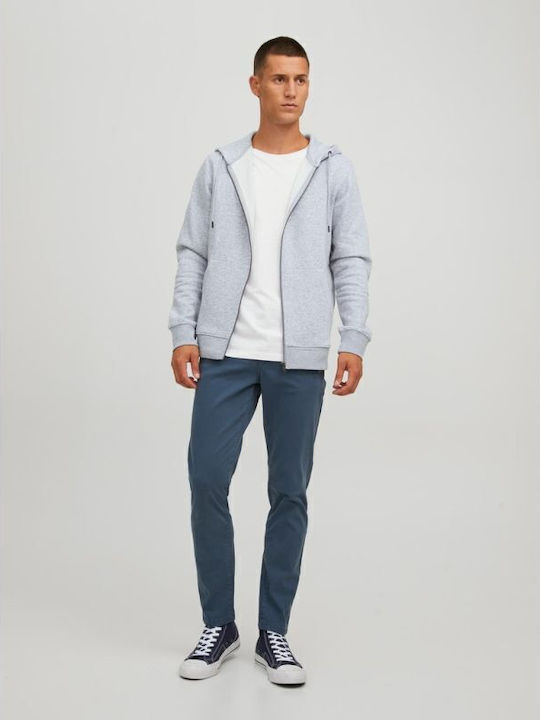 Jack Jones Sweatshirt mit Kapuze Light Grey Melange 12249342