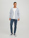 Sweatshirt with Hood Light Grey Melange