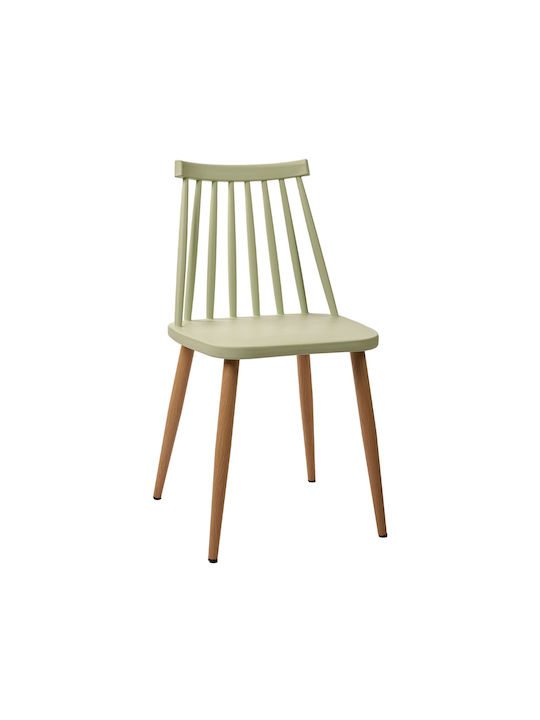 Eri Dining Room Polypropylene Chair Green 43x47x80cm