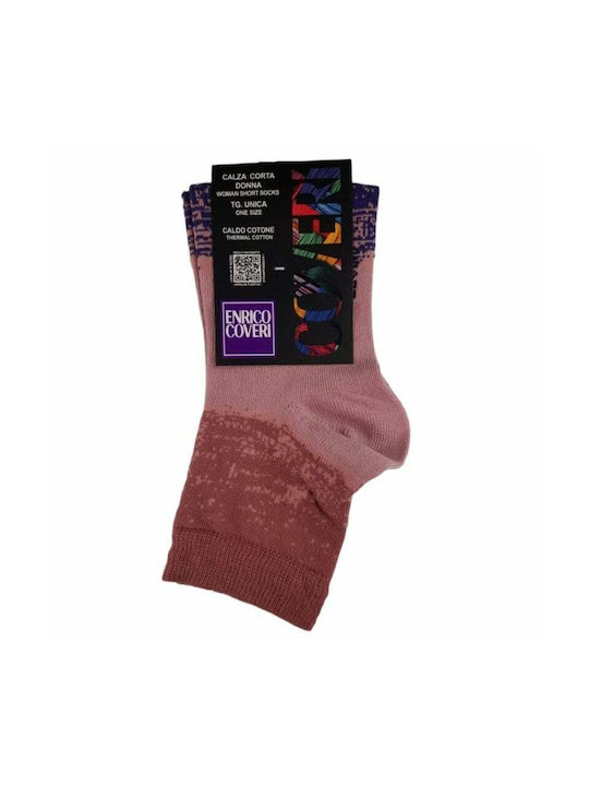 Enrico Coveri Women's Socks Pink