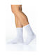 Inizio Men's Solid Color Socks White