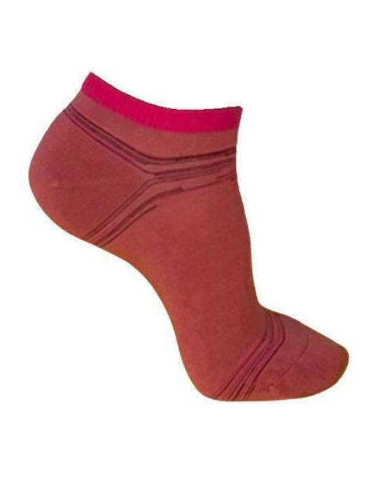 Inizio Damen Einfarbige Socken Rot 1Pack