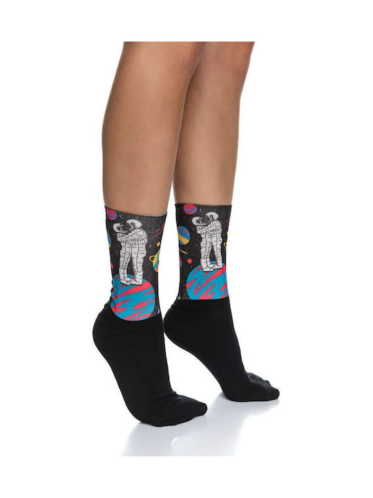 Inizio Women's Patterned Socks Black