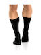 Inizio Men's Solid Color Socks Black