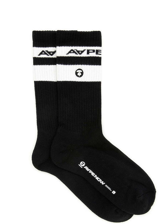 Aape By A Bathing Ape Men's Socks Black SOM5135XXJ-BKX
