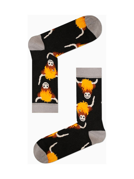 Ekmen Patterned Socks Black