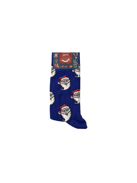 Ekmen Men's Christmas Socks Blue