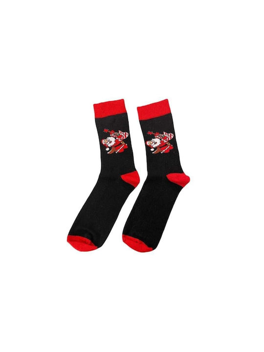 Ekmen Men's Christmas Socks Black