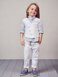 Designer's Cat Kids Summer Suit 5pcs White