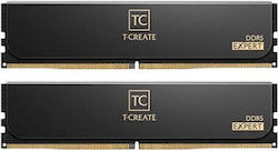 TeamGroup T-Create Expert 32GB DDR5 RAM cu 2 module (2x16GB) și Viteză 6000 pentru Desktop