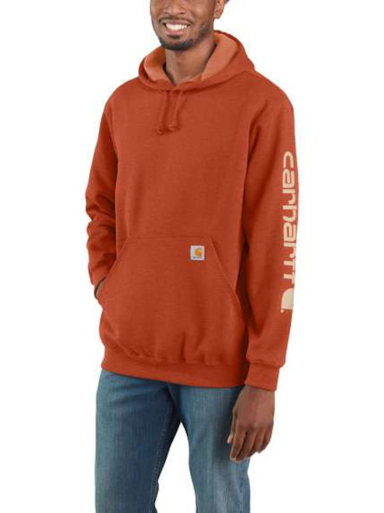 Carhartt Hanorac cu Glugă Portocaliu
