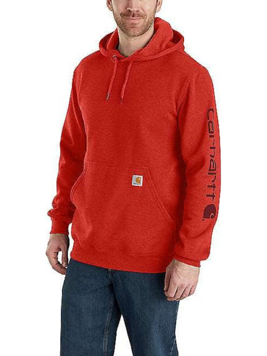Carhartt Hanorac cu Glugă Roșu