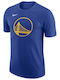 NBA Golden State Warriors Раш Спортна тениска Син